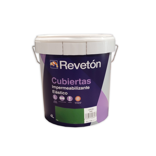 REVETON CUBIERTAS IMPERMEABILIZANTE 4 LT