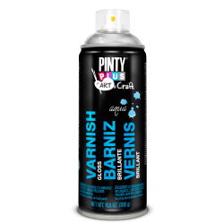 SPRAY BARNIZ MANUALIDADES SATINADO 400 ML AGUA