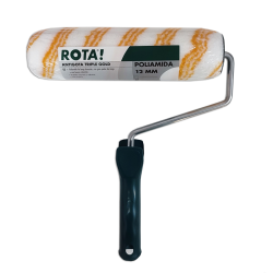 RODILLO COMPLETO ANTIGOTA ROUND TRIPLE GOLD 22 CM