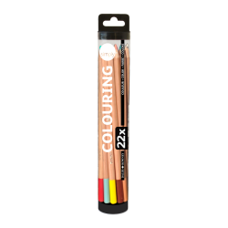 SET LAPICES DE COLORES 22 PIEZAS