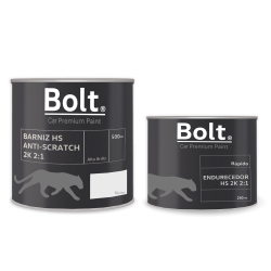 KIT BARNIZ + CATALIZADOR HS 2:1 NORMAL 2K BOLT 750 ML