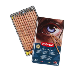 CAJA 12 LAPICES AL ACEITE LIGHTFAST DERWENT