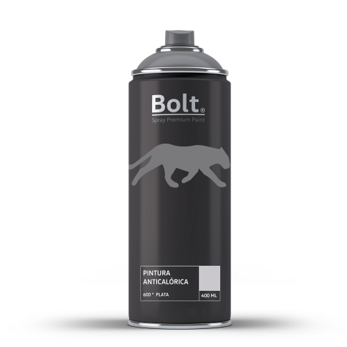 SPRAY BOLT PINTURA ANTICALORICA PLATA 600ºC 400 ML