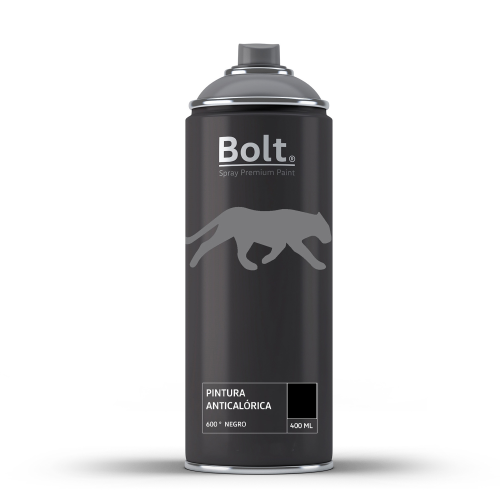SPRAY BOLT PINTURA ANTICALORICA NEGRO 600ºC 400 ML