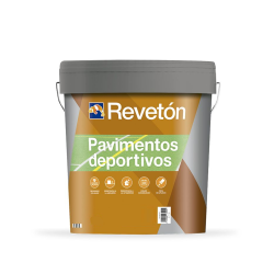 PINTURA PAVIMENTOS DEPORTIVOS AL AGUA REVETON 4 LT