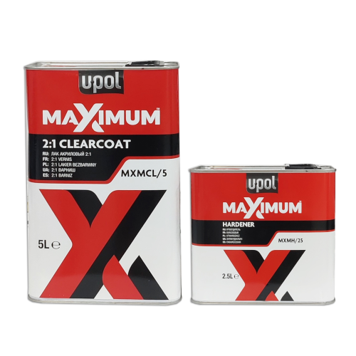 KIT BARNIZ HS MAXIMUM U-POL CON CATALIZADOR 7,5 LT