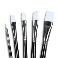 SET 5 PINCELES ANGELUS PAINT BRUSH