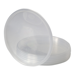CAJA 100 TAPAS PARA VASOS MEDIDORES SAGOLA 1250 ML