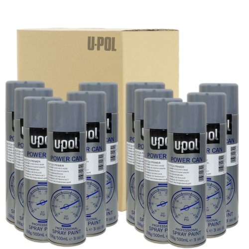 12 x AEROSOL U-POL POWER CAN PCEP APAREJO ANCLAJE 500 ML