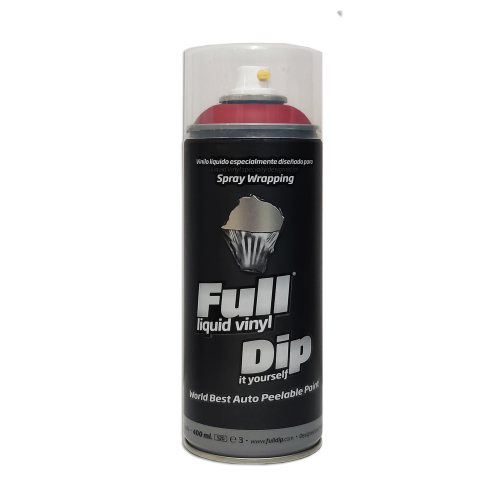 SPRAY VINILO LIQUIDO FULL DIP ROJO CARMIN 400 ML
