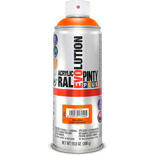SPRAY ACRILICO BRILLANTE PINTYPLUS RAL 400 ML