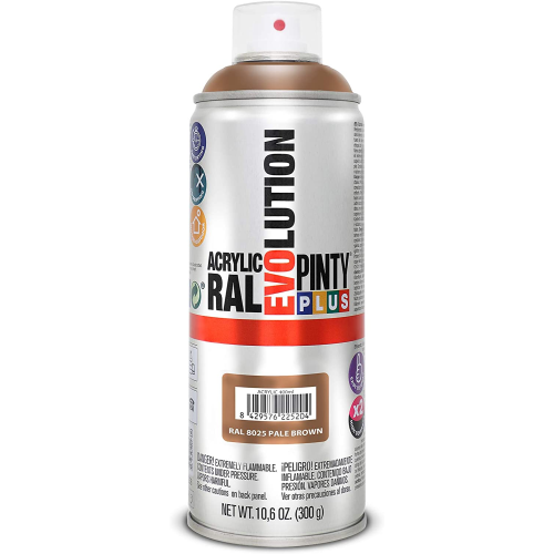 SPRAY ACRILICO BRILLANTE PINTYPLUS RAL 400 ML