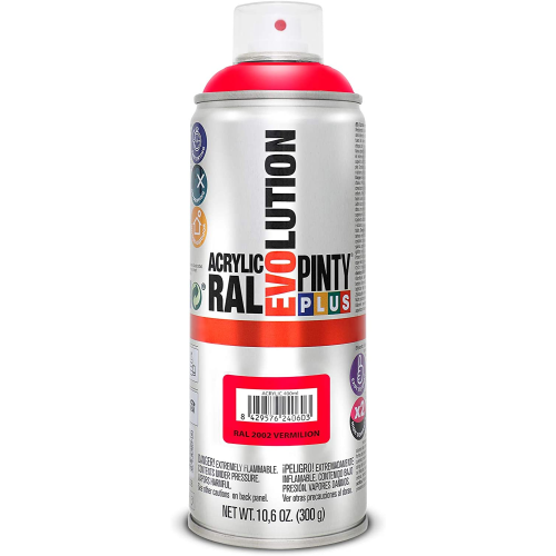 SPRAY ACRILICO BRILLANTE PINTYPLUS RAL 400 ML