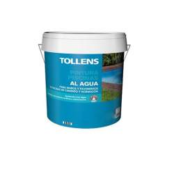 PINTURA PISCINAS AL AGUA TOLLENS 4 LT