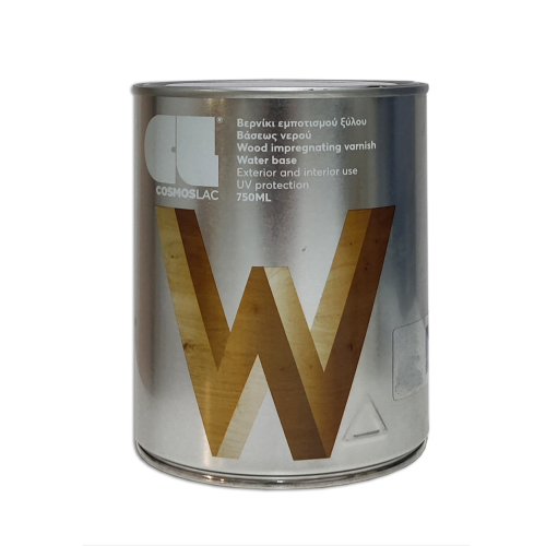 BARNIZ AL AGUA BRILLANTE INCOLORO WOOD COSMOS LAC 750 ML