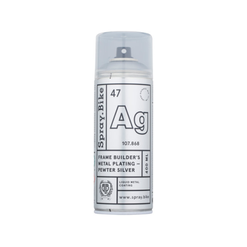 SPRAY BIKE PINTURA METALICA PLATA 400 ML