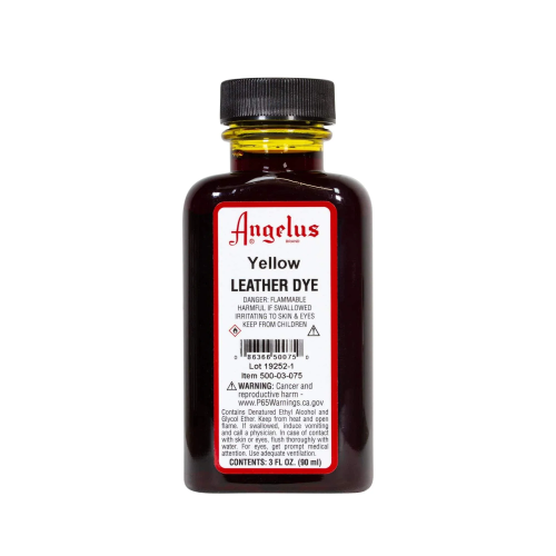 TINTE PARA CUERO LEATHER DYE ANGELUS AMARILLO 88,9 ML