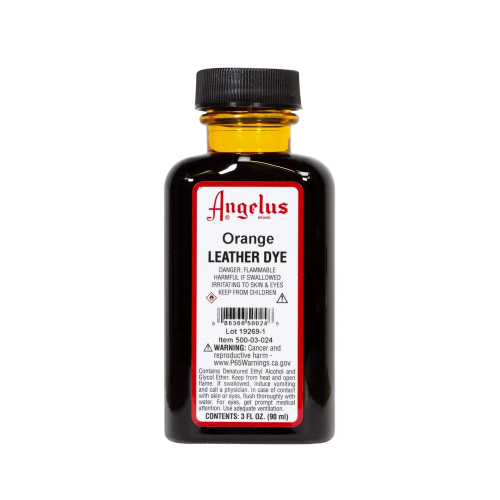 TINTE PARA CUERO LEATHER DYE ANGELUS NARANJA / ORANGE 88,9 ML