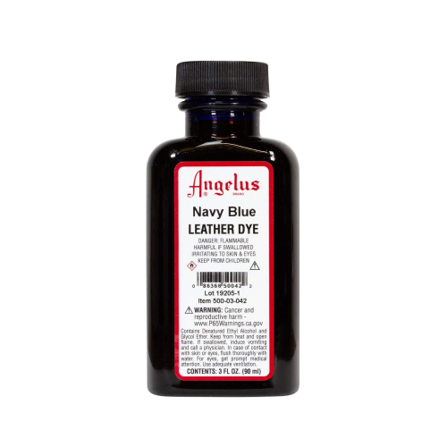 TINTE PARA CUERO LEATHER DYE ANGELUS AZUL MARINO / NAVY BLUE 88,9 ML