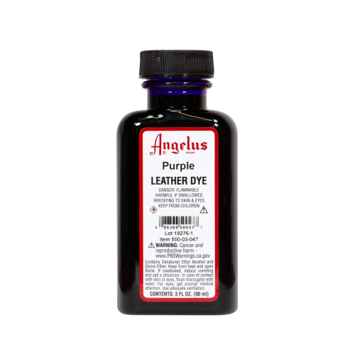 TINTE PARA CUERO LEATHER DYE ANGELUS MORADO / PURPLE 88,9 ML