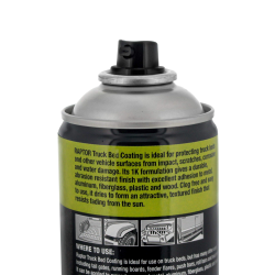 SPRAY PINTURA RAPTOR 1K NEGRO 450 ML
