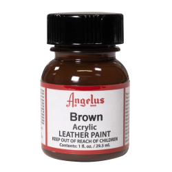 PINTURA CUERO Y POLIPIEL ANGELUS BROWN 29,5 ML