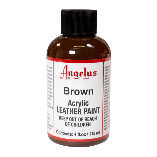 PINTURA CUERO Y POLIPIEL ANGELUS BROWN 118 ML