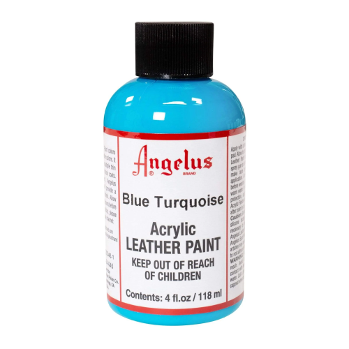 PINTURA CUERO Y POLIPIEL ANGELUS BLUE TURQUOISE 118 ML