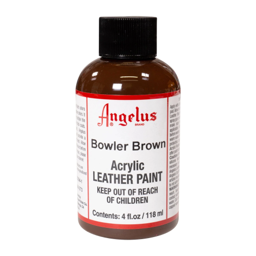 PINTURA CUERO Y POLIPIEL ANGELUS BOWLER BROWN 118 ML