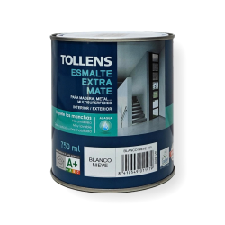 ESMALTE AL AGUA EXTRA MATE 750 ML