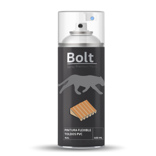 SPRAY BOLT PINTURA FLEXIBLE TOLDOS PVC RAL 400 ML
