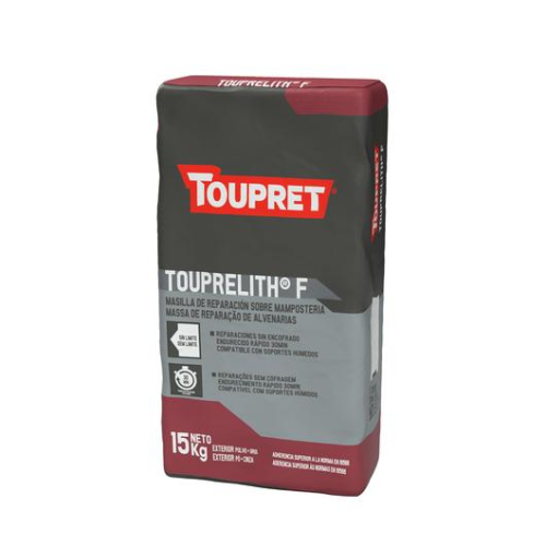 TOUPRELITH F GRIS MASILLA REPARACION 15 KG