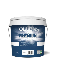 PLASTICA PREMIUM SATINADO ANTIMOHO BLANCO 12 LT