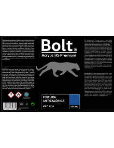 SPRAY BOLT PINTURA ANTICALORICA AZUL 600ºC 400 ML