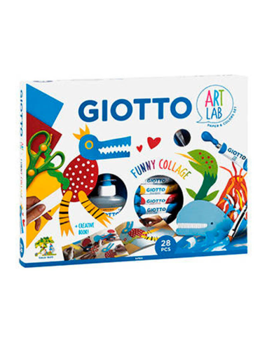 GIOTTO SET COLLAGE DIVERTIDO 28 PIEZAS