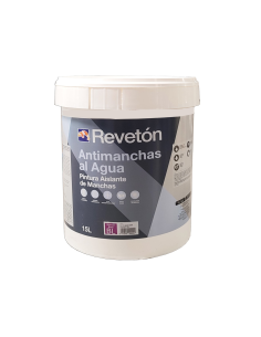 PINTURA ANTIMANCHAS AL AGUA REVETON 15 LT