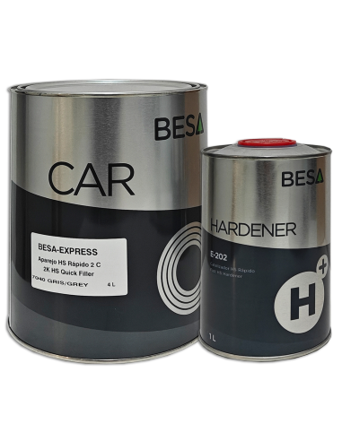 KIT APAREJO HS BESA-EXPRESS GRIS 7040 + CATALIZADOR E-202 5 LT