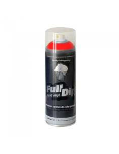 SPRAY VINILO LIQUIDO FULL DIP ROJO FLUOR 400 ML
