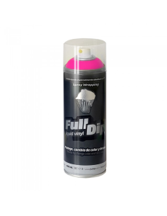 SPRAY VINILO LIQUIDO FULL DIP ROSA FLUOR 400 ML