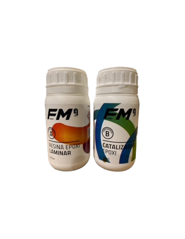 RESINA EPOXI LAMINAR CON CATALIZADOR FM 375 ML