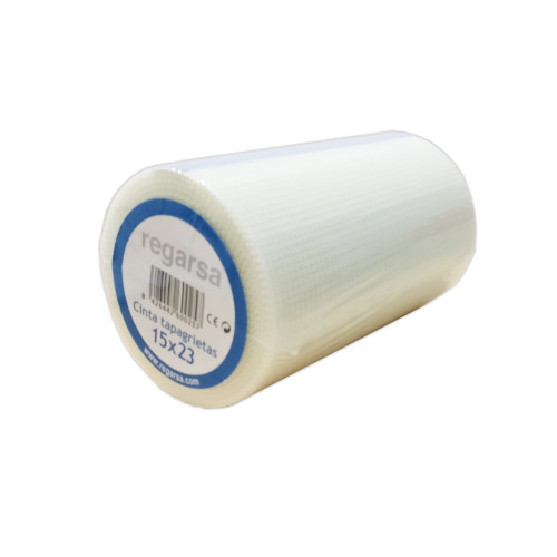 CINTA TAPAGRIETAS AUTOADHESIVA FIBRA DE VIDRIO 15 cm x 23 mts
